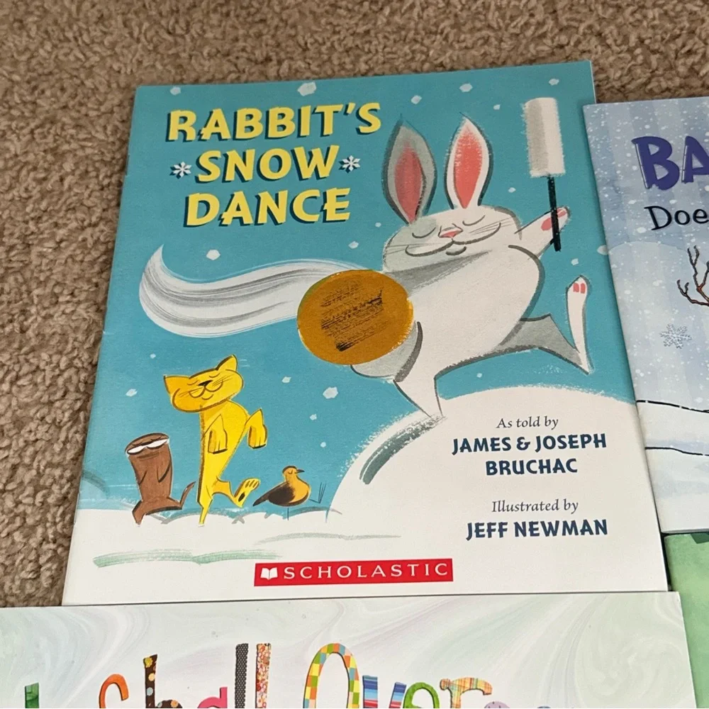 Scholastic Kids Book Bundle Bad Kitty Rabbit Snow We Shall Overcome